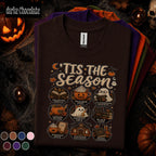 Halloween Teacher Shirt, Tis the Season Teacher Tee, Spooky Classroom T Shirt, Pumpkin Spice School Top, Cute Fall Teacher Gift for Women