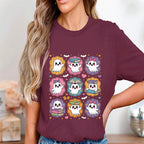 Kawaii Ghost Reading Books Shirt, Teacher Librarian Halloween Gift, Halloween Book Sweatshirt, Halloween School, spooky ghost book lover