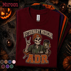 Veterinary Medicine ADR Halloween Shirt, Skeleton Veterinarian Tee, Spooky Vet Tech Gift, Animal Doctor Shirt, Funny Vet Clinic Fall Tee
