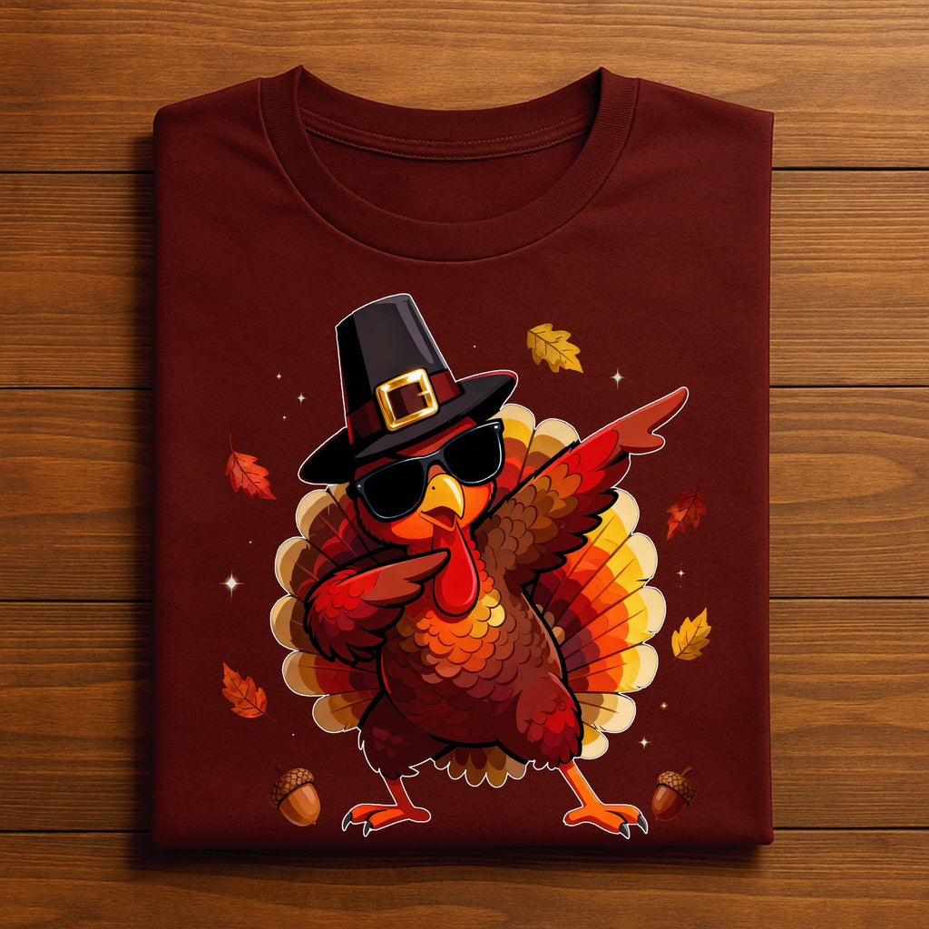 Cool Dab Turkey Thanksgiving Autumn Party Look, Dabbing Turkey Shirt, Thanksgiving Shirt, Gift Thanksgiving Sweatshirt, Thanksgiving Hoodie
