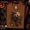Gothic Witch Halloween Shirt, Raven Witch T Shirt