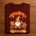 Cute Gnome Thanksgiving Fall Shirt Autumn Pumpkin Pie Cozy Harvest Autumn Outfit Tee, Gift Gnome Thanksgiving Sweatshirt