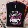 Breast Cancer Awareness Shirt, No One Fights Alone Tee