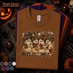 Cute Ghost Teacher Halloween Shirt, Spooky Classroom Teacher Tee, Fall Pumpkin School Shirt, Retro Halloween Gift for Teachers Women