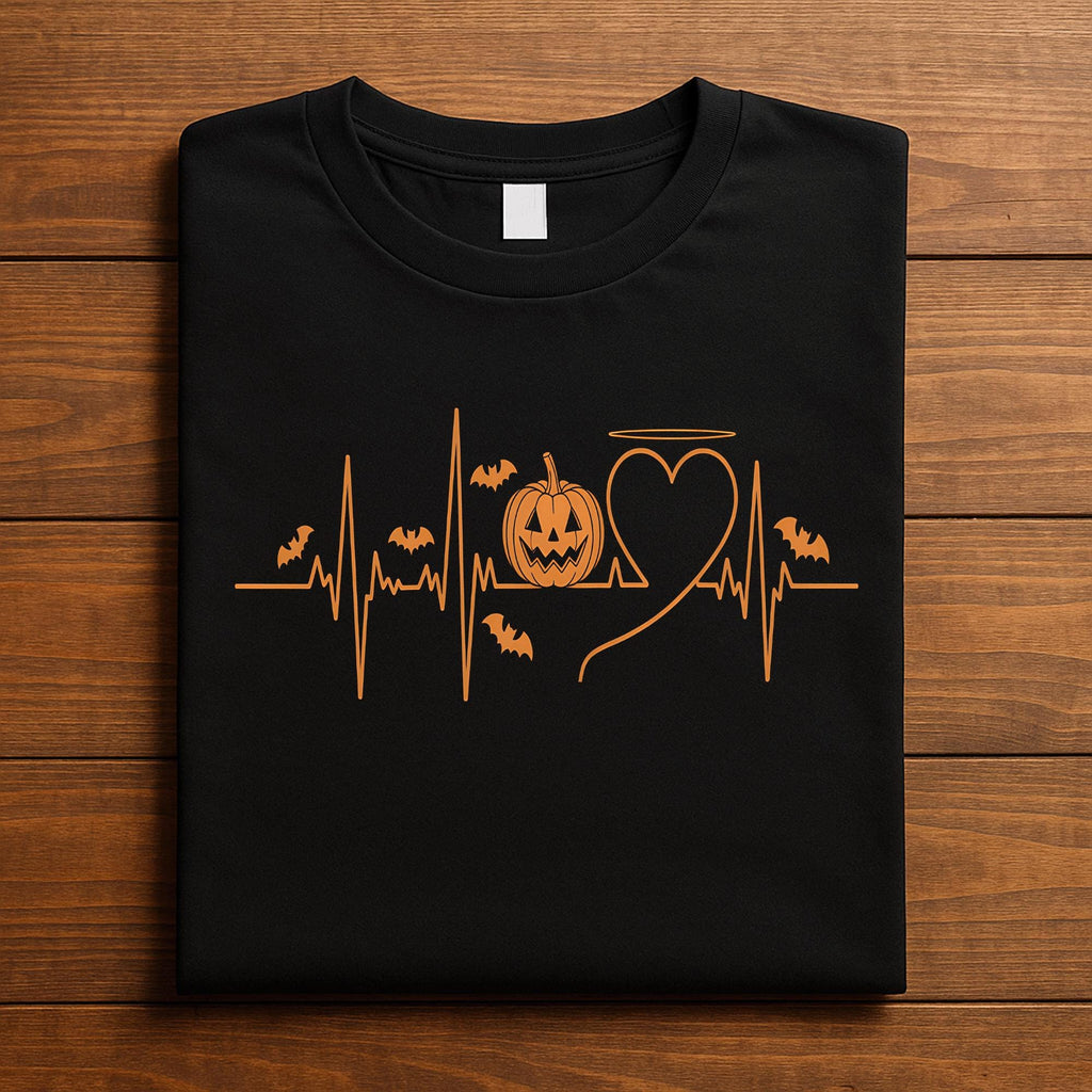 Halloween Heartbeat Shirt, Halloween Nurse Shirt