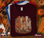 Mom Fall Shirt, Pumpkin Mom Sweatshirt, Cozy Autumn Mom Tee, Cute Mama Thanksgiving Shirt, Floral Pumpkin Harvest Gift Mom, Fall Season