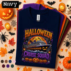 Halloween Cruise Squad Shirt, Spooky Cruise Vacation Tee, Pumpkin Ship Halloween Shirt, Matching Family Group Cruise Trip Gift Tee
