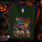 Haunted Cruise Club Halloween Shirt, Spooky Season Cruise Tee, Ghost Vacation Shirt, Halloween Cruise Gift, Beach Boo Crew T-Shirt