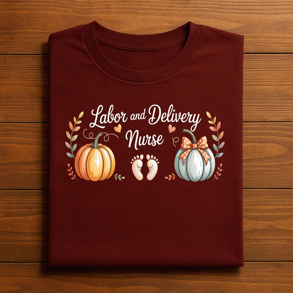 RN Thanksgiving Labor and Delivery Fall LD Nurse Halloween, Autumn NICU Thanksgiving Nurse Halloween Shirts Gift