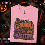 Grandma Witch Halloween Shirt, Funny Witch Grandma Tee, Spooky Grandma Halloween Gift, Retro Pumpkin Witch Shirt, Fall Grandmother Tee