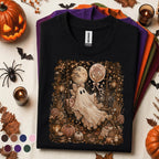 Cozy Ghost Halloween Shirt, Vintage Fall Ghost Tee