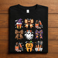 Dentist Halloween Dental Shirt Ghosts Pumpkins Teeth Bows, Spooky Dentist Hygienist Syringe Graphic Tee