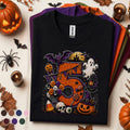5th Birthday Halloween Shirt, Spooky Number 5 Tee