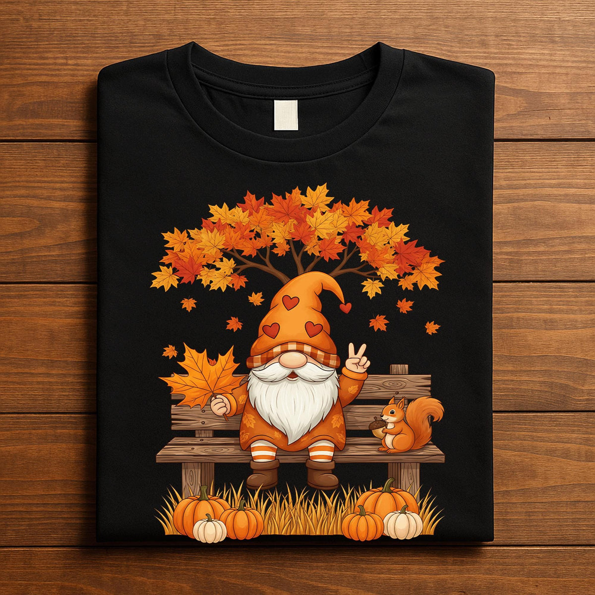 Cute Gnome Thanksgiving Fall Shirt Autumn Pumpkin Pie Cozy Harvest Autumn Outfit Tee, Gift Gnome Thanksgiving Sweatshirt, Thanksgiving Women