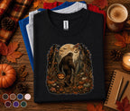 Bigfoot Halloween Fall Shirt, Sasquatch Pumpkin Tee