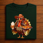 Leopard Turkey Shirt Women Thanksgiving Shirt Girl Pumpkin Spice and Pies Cute Fall Outfit for Autumn Vibes, Gift Thanksgiving Sweatshirt,