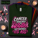 Breast Cancer Awareness Shirt, Cancer Touched My Boob Tee, Funny Pink Ribbon Survivor Shirt, Breast Cancer Fighter Gift for Women