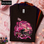Breast Cancer Awareness Football Shirt, Pink Ribbon Game Day Tee, Pink Out Football Shirt, October Awareness Support Gift for Women