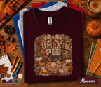 Pumpkin Pie Lover Shirt Cute Thanksgiving Fall Tee Cozy Autumn Pumpkin Dessert Lover Gift Harvest Festival Pumpkin Spice Season Shirt