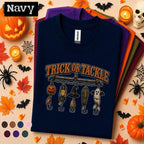 Trick or Tackle Halloween Fishing Shirt, Funny Fisherman Tee, Spooky Fishing Lure Shirt, Pumpkin Ghost Angler Gift, Fall Fishing Tee