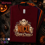 NICU Boo Crew Halloween Shirt, Cute Ghost Nurse Tee, Neonatal Nurse Gift, Spooky NICU Nursing Shirt, Healthcare Worker Halloween Tee
