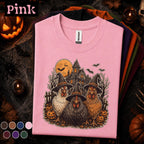 Halloween Chicken Shirt, Witch Chicken Tee, Spooky Hen Halloween T-shirt, Haunted Farmhouse Shirt, Funny Chicken Lover Gift Fatmer