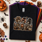 Skeleton Besties Halloween Shirt, Spooky Coffee T Shirt