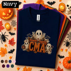 CMA Halloween Shirt, Certified Medical Assistant Ghost Tee, Spooky Healthcare Worker Gift, Cute Medical Assistant Fall Nursing T-Shirt