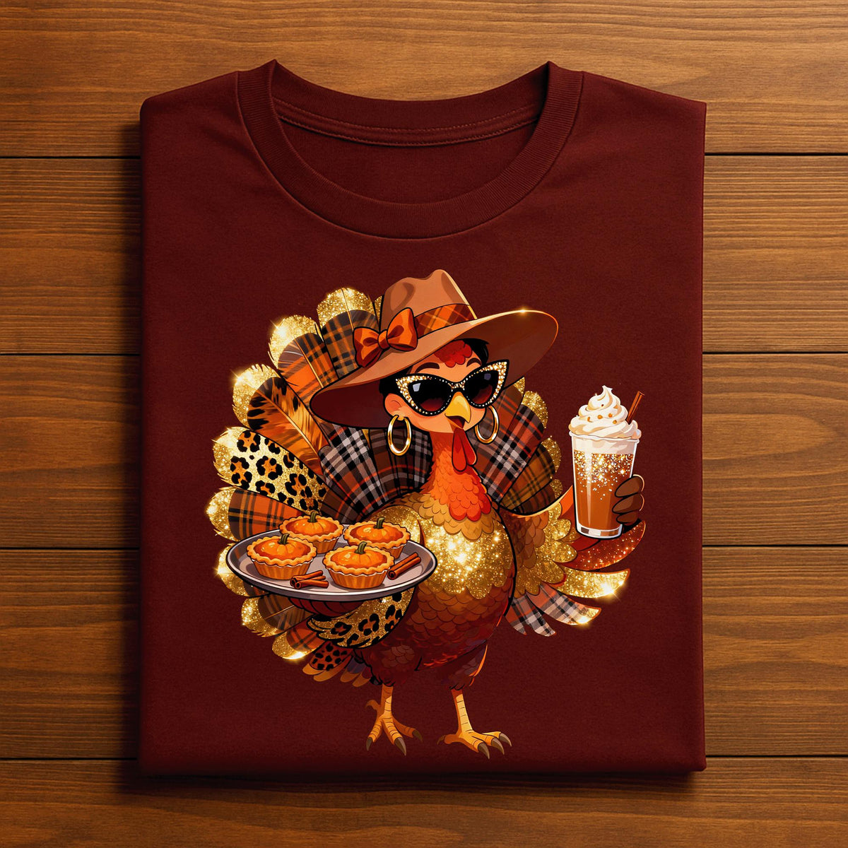 Women Turkey Shirt Cute Thanksgiving Shirt For Women, Cute Fall Outfit Pumpkin Spice and Pies for Autumn Vibes, Gift Thanksgiving Sweatshirt