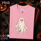 Halloween Ghost Shirt, Spooky Season T Shirt, Cute Ghost Tee, Vintage Halloween Tee, Fall Pumpkin Party Shirt, Unisex Gift Tee