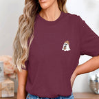 Cute Ghost Boba Shirt, Kawaii Halloween Ghost Tee, Cozy Fall Aesthetic Sweatshirt, Spooky Season Ghost Drink, Iced Coffee Halloween Shirt