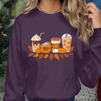 Pumpkin Spice Coffee Shirt, Fall Latte Lover Tee, Cute Autumn Coffee Sweatshirt, Pumpkin Halloween Coffee, Fall Shirt, Thanksgiving Shirts
