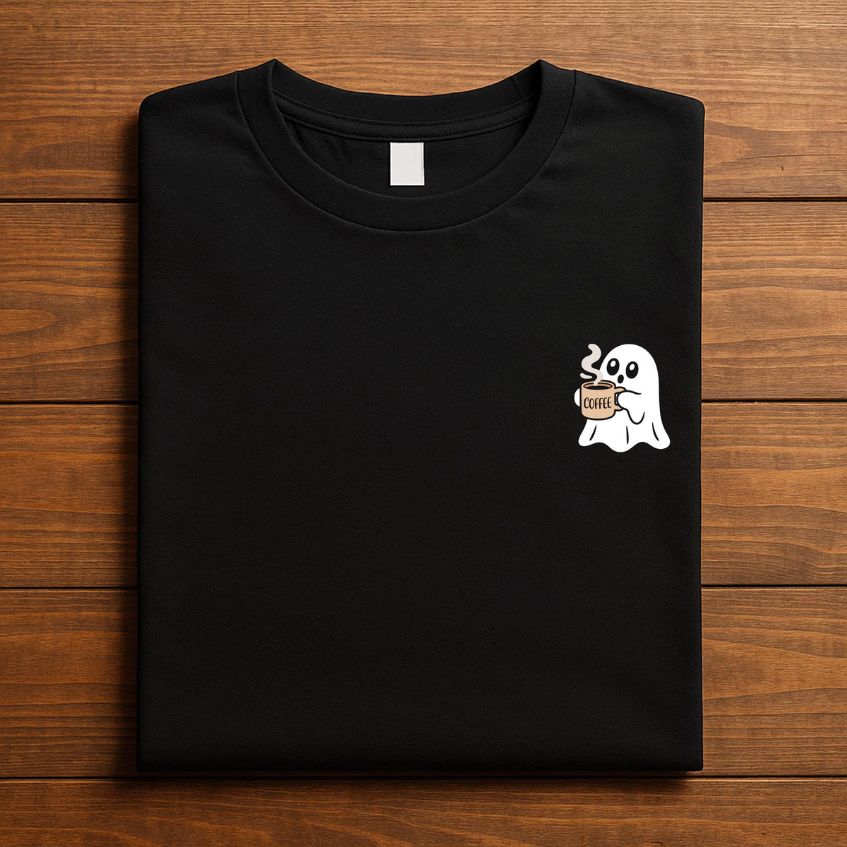 Cute Ghost Coffee Shirt, Funny Halloween Coffee Lover Tee, Cozy Spooky Season Shirt, Coffee Halloween T-Shirt Fall Aesthetic Sweatshirt