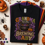 Grandma Brewing Baby Halloween Shirt, Pregnancy Announcement Tee