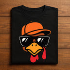 Boys Turkey Face Thanksgiving Trucker Hat Glasses Mens Kids, Gift Thanksgiving Sweatshirt