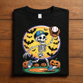 Halloween Skeleton Pitcher Baseball Shirt, Ghost Baseball Sweatshirt