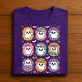 Kawaii Ghost Reading Books Shirt, Teacher Librarian Halloween Gift