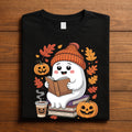 Ghost Reading Books Shirt, Teacher Librarian Halloween Sweatshirt