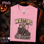 Mechanic Halloween Shirt, Waiting on Parts Tee, Funny Skeleton Mechanic Gift, Auto Repair Technician, Spooky Garage Worker T-Shirt