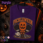 Pickleween Halloween Shirt, Funny Pickleball Pumpkin Tee, Spooky Pickleball Player Gift, Halloween Sports Shirt, Fall Court Tee