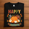 Cute Turkey Happy Thanksgiving Shirt Fall Pumpkin Autumn Outfit Tee, Happy Thanksgiving Sweatshirt