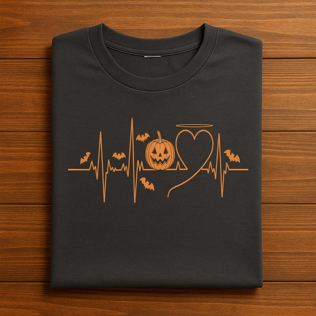 Halloween Heartbeat Shirt, Halloween Nurse Shirt, Nurse Halloween Tee, Spooky Medical Nurses Doctors And Healthcare Workers Halloween Outfit
