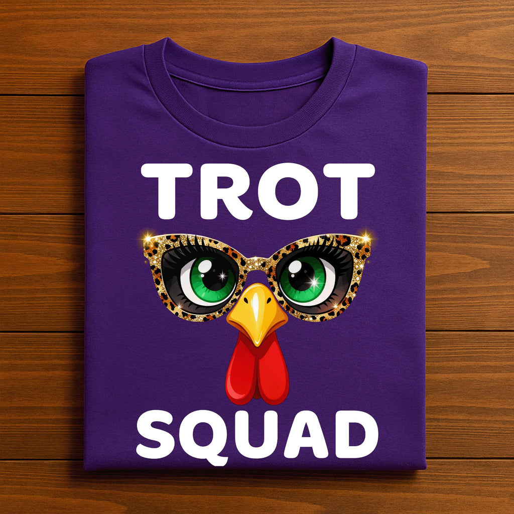 Run Thanksgiving Running Turkey Trot Shirt Women Trot Squad Shirt, Fall Family Thanksgiving Matching Tee, Gift Thanksgiving Sweatshirt
