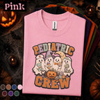 Pediatric Crew Halloween Shirt, Cute Ghost Nurse Tee, Pediatric Nurse Gift, Spooky Healthcare Shirt, Kids Nurse Fall Nursing T-Shirt
