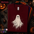 Halloween Ghost Shirt, Spooky Season T Shirt, Cute Ghost Tee, Vintage Halloween Tee, Fall Pumpkin Party Shirt, Unisex Gift Tee