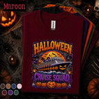 Halloween Cruise Squad Shirt, Spooky Cruise Vacation Tee, Pumpkin Ship Halloween Shirt, Matching Family Group Cruise Trip Gift Tee