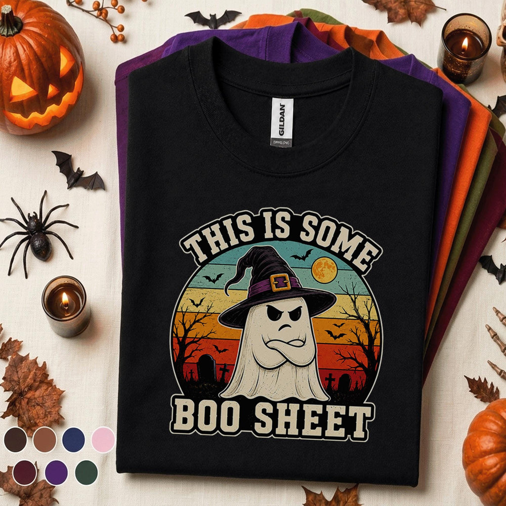This Is Some Boo Sheet Halloween Shirt, Funny Ghost Witch Tee
