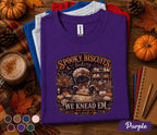 Spooky Biscuits Bakery Shirt, Halloween Black Cat Baker Tee, Cute Ghost Cookie T-Shirt, Witchy Baking Gift, Spooky Season Fall Shirt