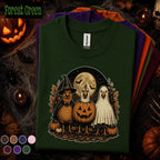 Funny Chicken Halloween Shirt, Witch Ghost Pumpkin Costume Chickens Tee, Farmhouse Spooky Season Shirt, Chicken Lover Halloween Gift