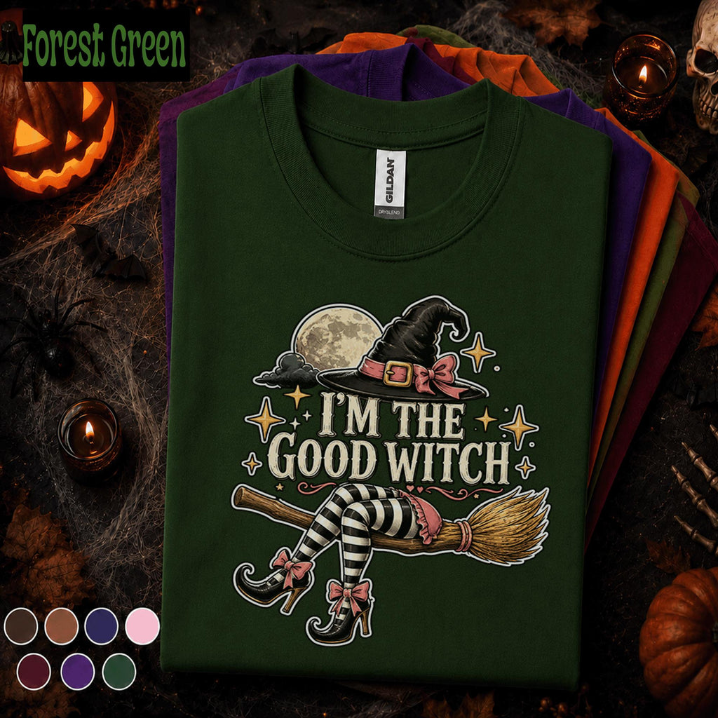 Good Witch Halloween Shirt, Funny Witch T Shirt, Spooky Season Tee, Witch Broom Shirt, Cute Halloween Gift, Witchy Fall Tee